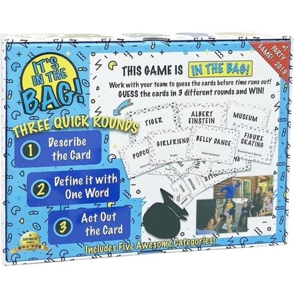 Brand New It's in The Bag Ultimate Family Party Game Charades Board Game - Picture 2 of 10